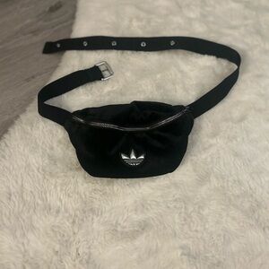 Adidas Mini Fanny Pack – Kid Size | Black Trefoil Logo Waist Bag